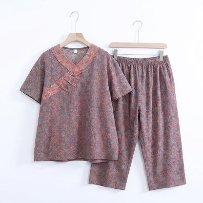 Ownkoti Plus Size Floral Cropped Capris Pants Loungewear  - image 21