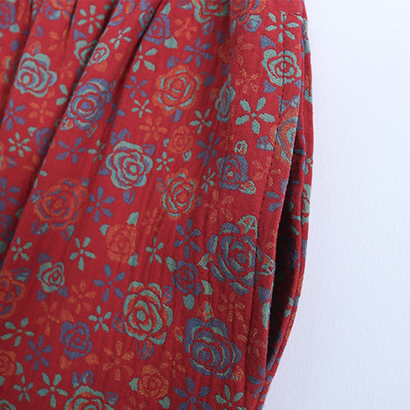 Ownkoti Plus Size Floral Cropped Capris Pants Loungewear  - image 8