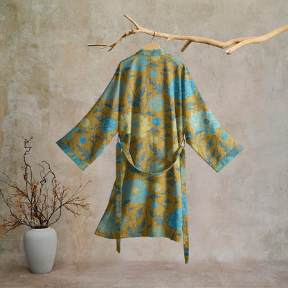 Ownkoti Vintage Floral Cotton Robe - image 16