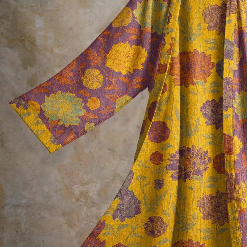 Ownkoti Vintage Floral Cotton Robe - image 28