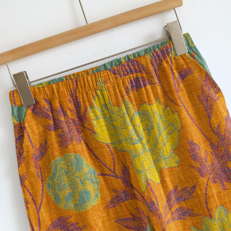 Ownkoti Retro Peony Cotton Cami Loungewear Set - image 2