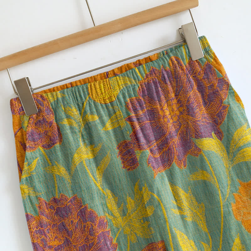Ownkoti Retro Peony Cotton Cami Loungewear Set - image 7