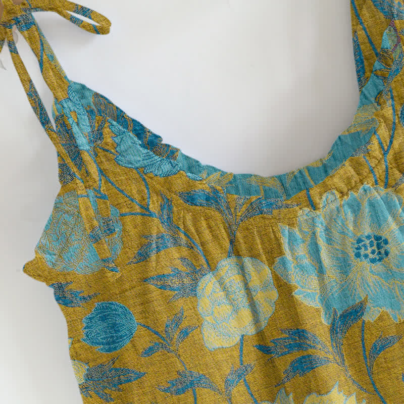 Ownkoti Retro Peony Cotton Cami Loungewear Set - image 14