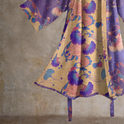 Ownkoti Floral Cotton Gauze Kimono Lounge Robe - image 4