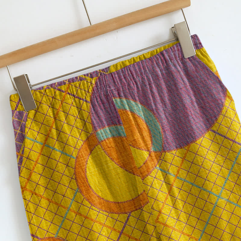 Ownkoti Abstract Circle Camisole Pajama Set - image 7