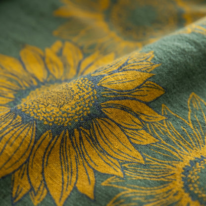 Ownkoti Vintage Sunflower Cotton Gauze Bedding Set - image 26