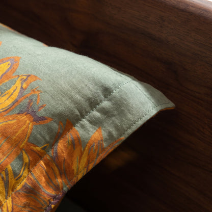 Ownkoti Vintage Sunflower Cotton Gauze Bedding Set - image 7