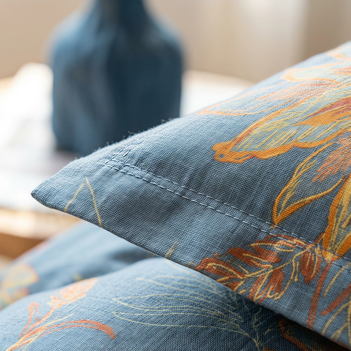 Ownkoti Vintage Floral Cotton Gauze Bedding Set - image 4