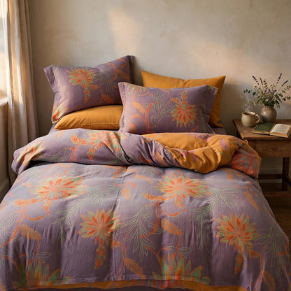 Ownkoti Vintage Floral Cotton Gauze Bedding Set - image 8