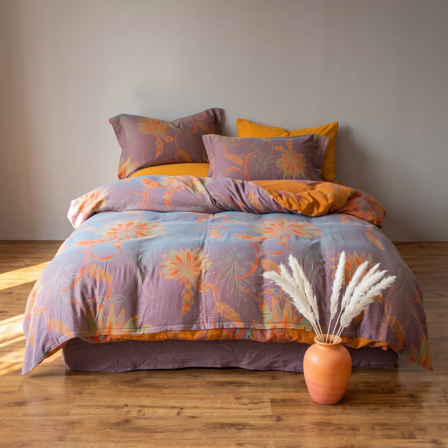 Ownkoti Vintage Floral Cotton Gauze Bedding Set - image 9