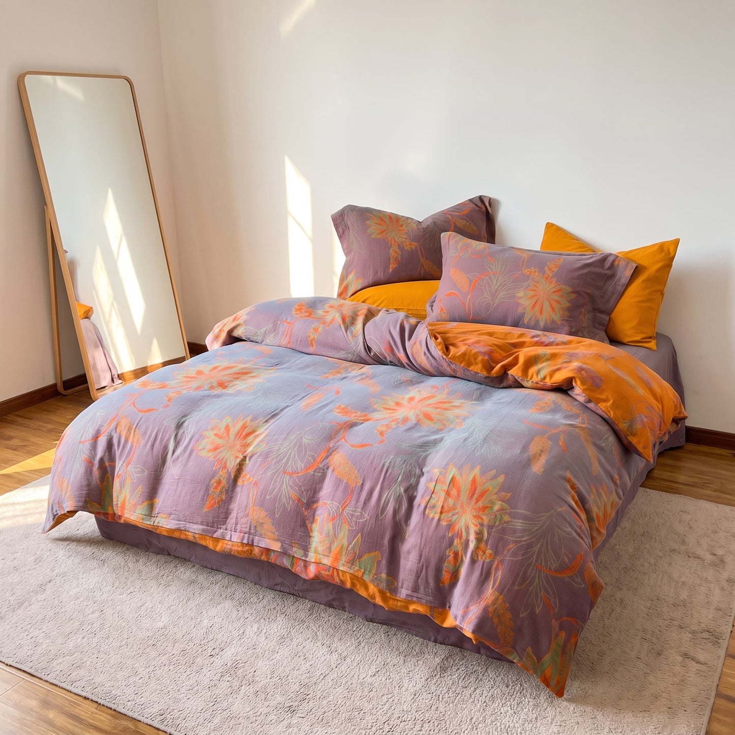 Ownkoti Vintage Floral Cotton Gauze Bedding Set - image 7