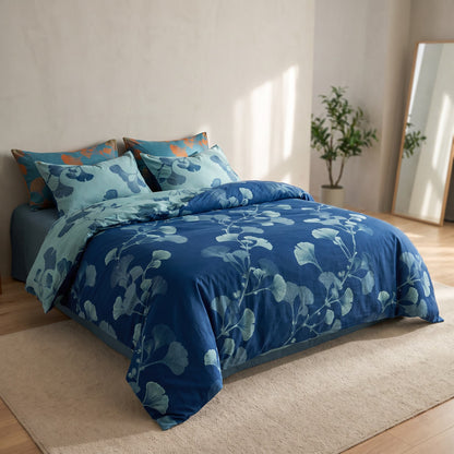 Ownkoti Vintage Ginkgo Leaf Cotton Bedding Set - image 2