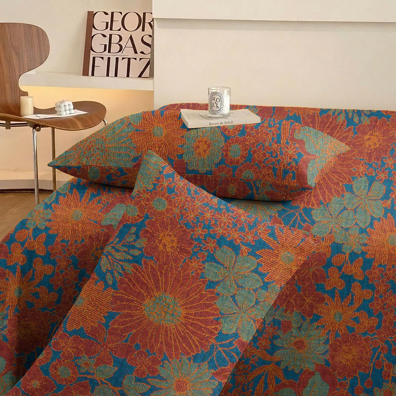 Ownkoti Retro Floral Cotton Gauze Bedding Set - image 6