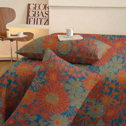 Ownkoti Retro Floral Cotton Gauze Bedding Set - image 6