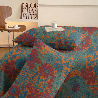 Ownkoti Retro Floral Cotton Gauze Bedding Set - image 5