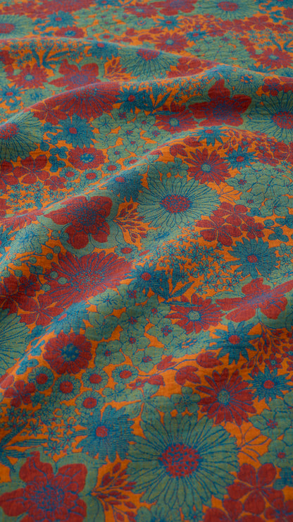Ownkoti Retro Floral Cotton Gauze Bedding Set - image 8