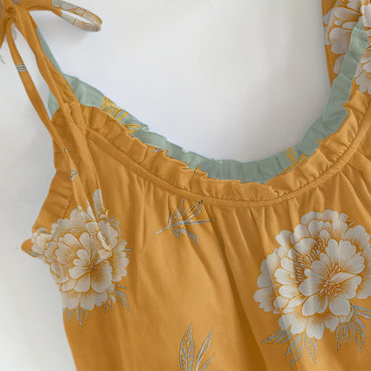 Ownkoti Retro Peony Butterfly Cotton Loungewear Set - image 1