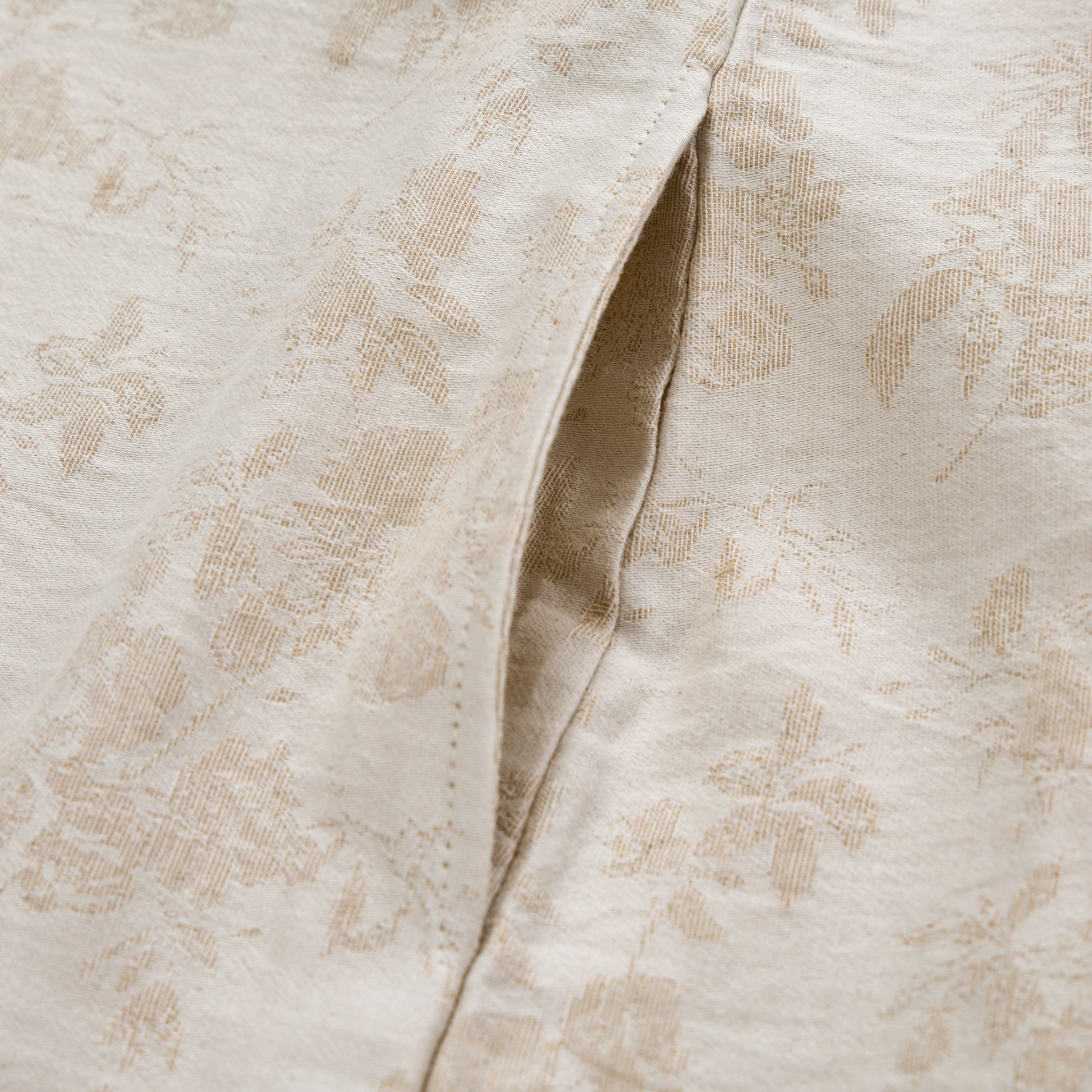 Ownkoti Beige Retro Flower Cotton Nightdress - image 6