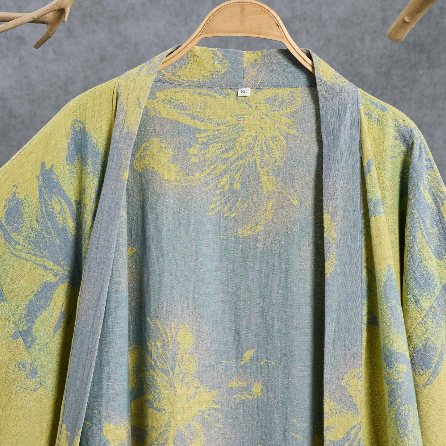 Ownkoti Azure Cotton Gauze Kimono Bathrobe  - image 2