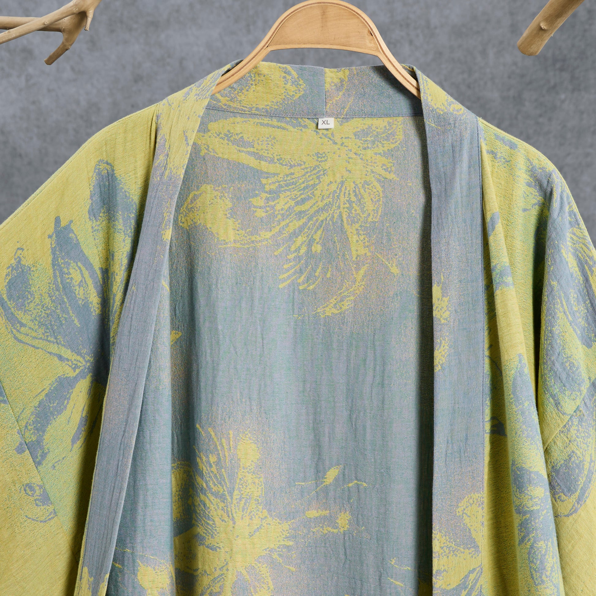 Ownkoti Azure Cotton Gauze Kimono Bathrobe  - image 2