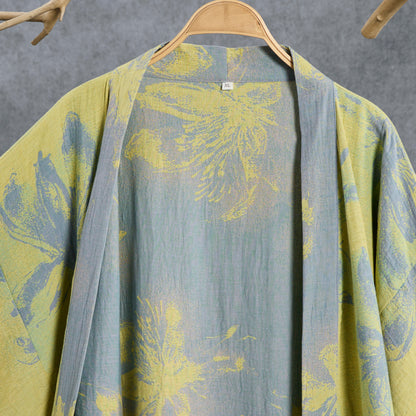 Ownkoti Azure Cotton Gauze Kimono Bathrobe  - image 2