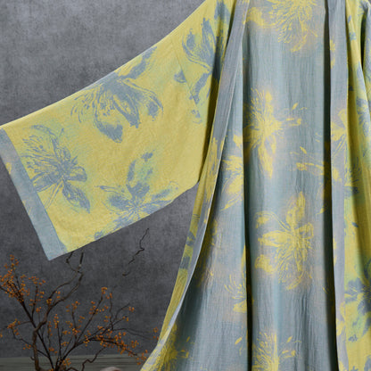 Ownkoti Azure Cotton Gauze Kimono Bathrobe  - image 3