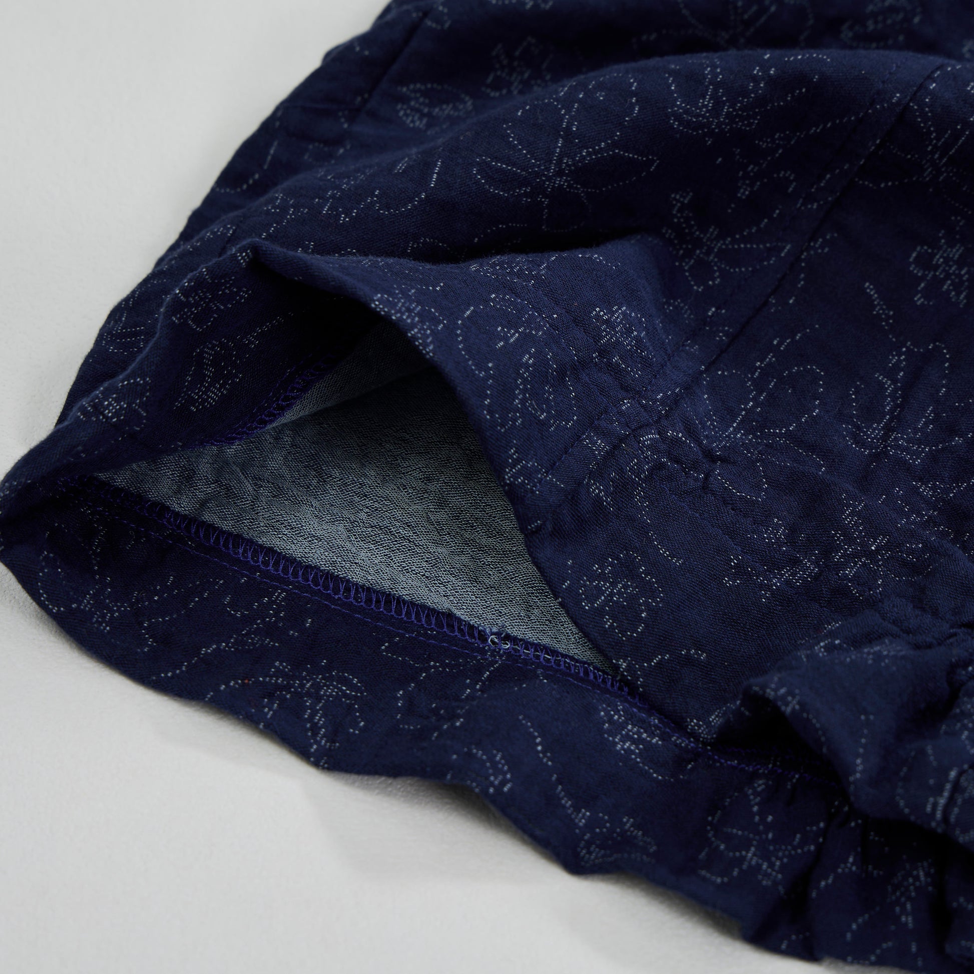 Ownkoti Retro Navy Blue Floral Cotton Tank Loungewear Set - image 9