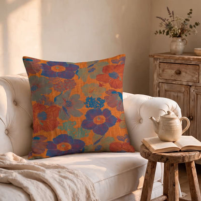 Ownkoti Vintage Boho Floral Cotton Throw Pillow - image 2