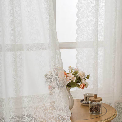 Ownkoti Grommet Top Airy Voile Lace Sheer Curtain - image 8