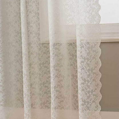 Ownkoti Grommet Top Airy Voile Lace Sheer Curtain - image 3