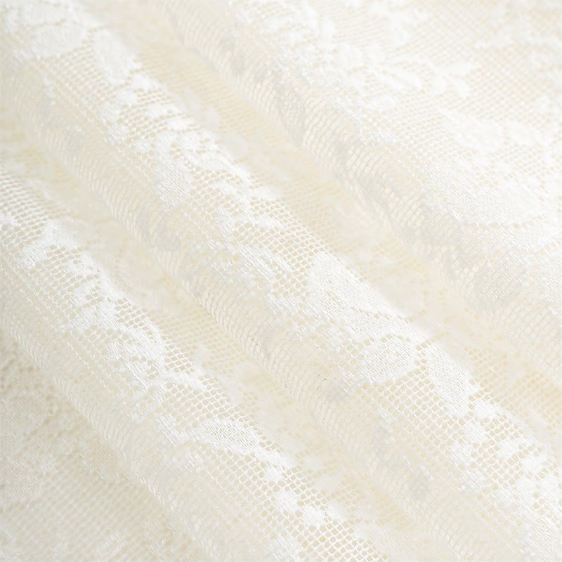Ownkoti Grommet Top Airy Voile Lace Sheer Curtain - image 4