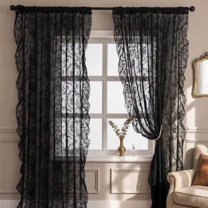 Ownkoti Ruffled Border Light Filtering Window Drape - image 15