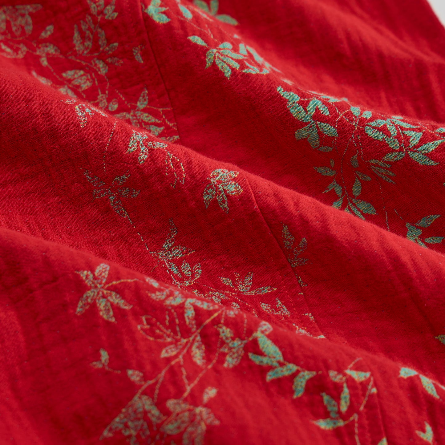 Ownkoti Red Floral Cotton Loungewear Pants - image 7