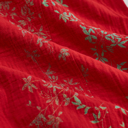 Ownkoti Red Floral Cotton Loungewear Pants - image 7