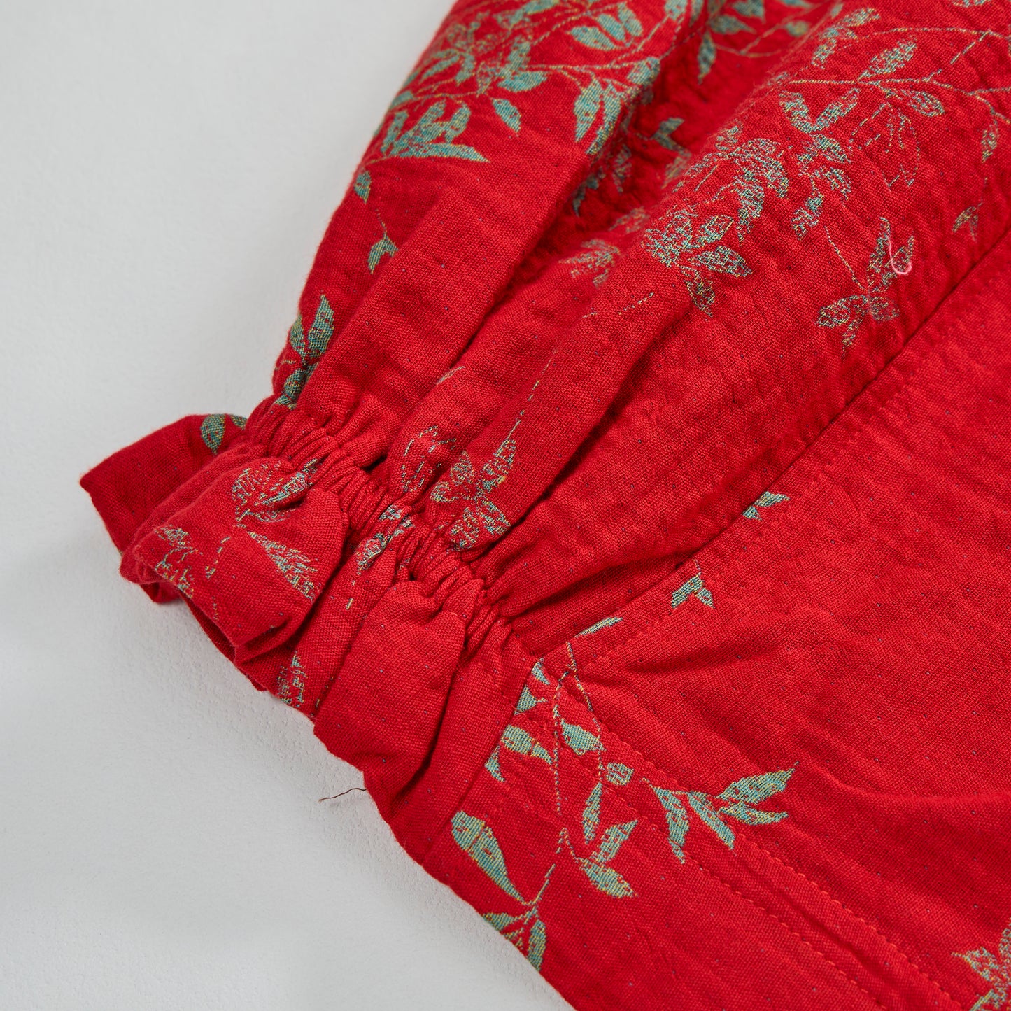 Ownkoti Red Floral Cotton Loungewear Pants - image 5
