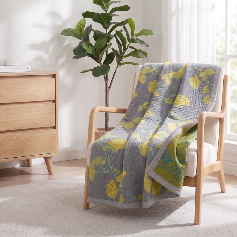 Ownkoti Retro Garden Flower Cotton Reversible Quilt - image 14