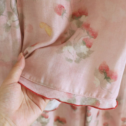 Ownkoti Sweet Berry Print Gauze Loungewear Set（3pcs） - image 9