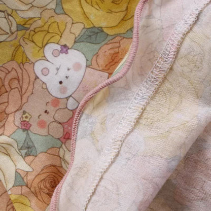 Ownkoti Yellow Rose Cotton 3pcs Loungewear Set - image 7