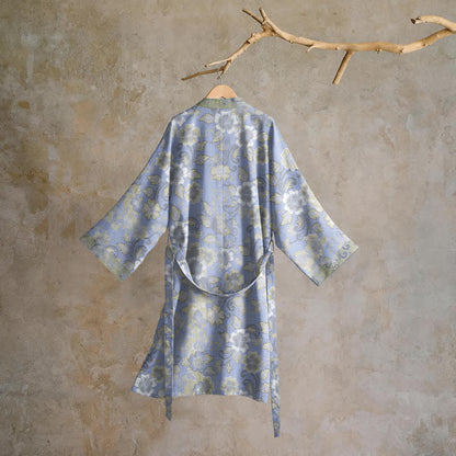 Ownkoti Retro Floral Cotton Kimono Robe - image 1