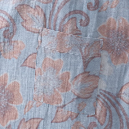 Ownkoti Retro Floral Cotton Kimono Robe - image 11