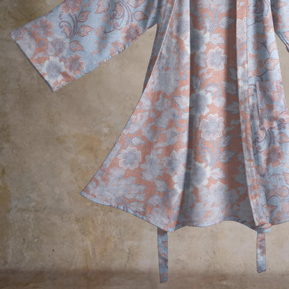 Ownkoti Retro Floral Cotton Kimono Robe - image 10
