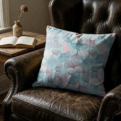 Ownkoti Vintage Ginkgo Leaf Throw Pillow Cover - image 2