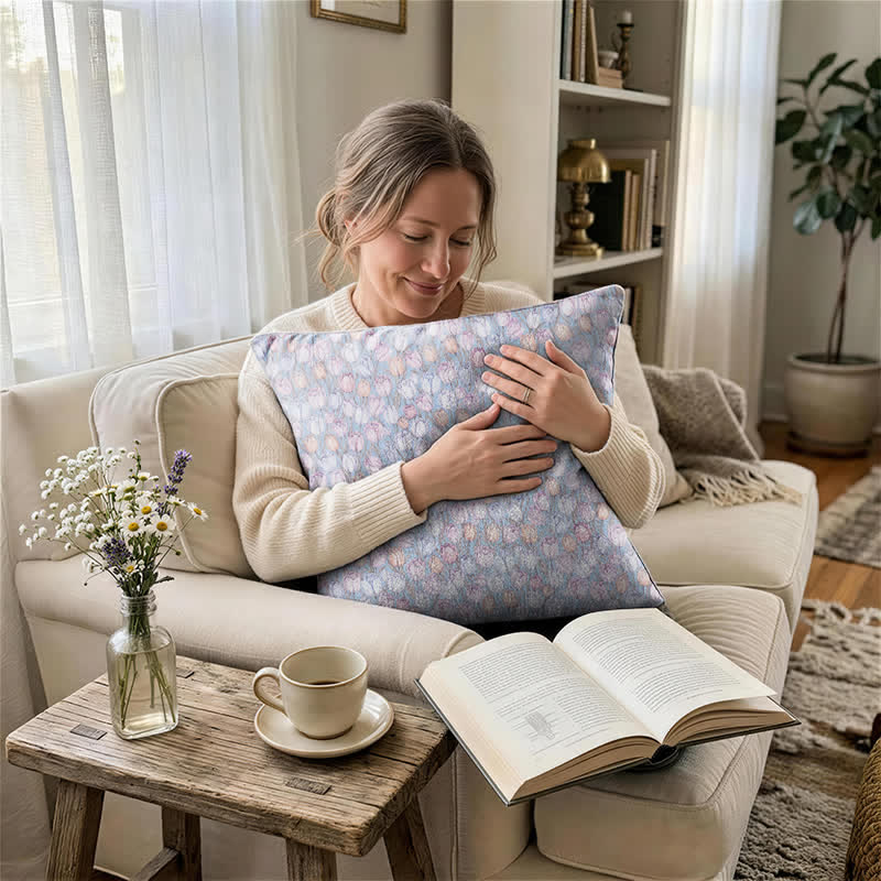 Ownkoti Vintage Tulip Floral Throw Pillow Cover - image 4