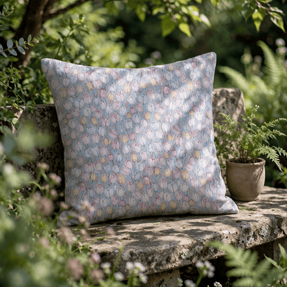 Ownkoti Vintage Tulip Floral Throw Pillow Cover - image 1