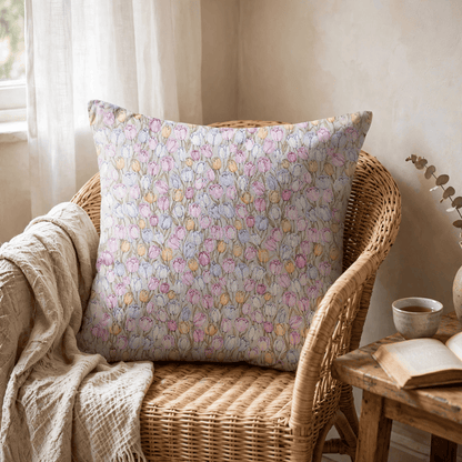 Ownkoti Vintage Tulip Floral Throw Pillow Cover - image 7