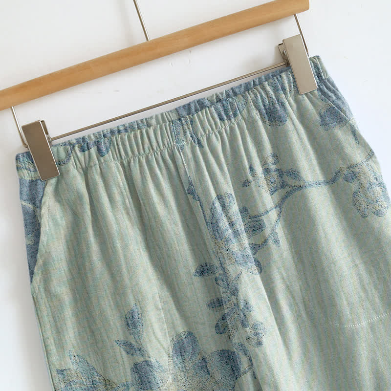 Ownkoti Vintage Floral Cotton Cami Loungewear Set - image 7