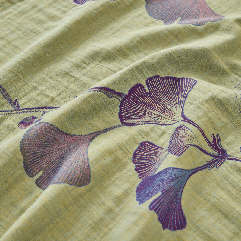 Ownkoti Retro Ginkgo Leaf Cotton Reversible Bedding Set - image 11