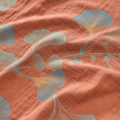 Ownkoti Retro Ginkgo Leaf Cotton Reversible Bedding Set - image 22