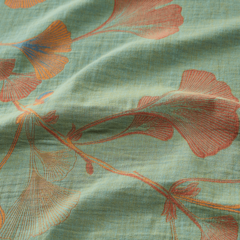 Ownkoti Retro Ginkgo Leaf Cotton Reversible Bedding Set - image 17
