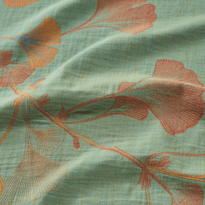 Ownkoti Retro Ginkgo Leaf Cotton Reversible Bedding Set - image 17